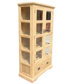 Tủ ly 2 cánh sồi